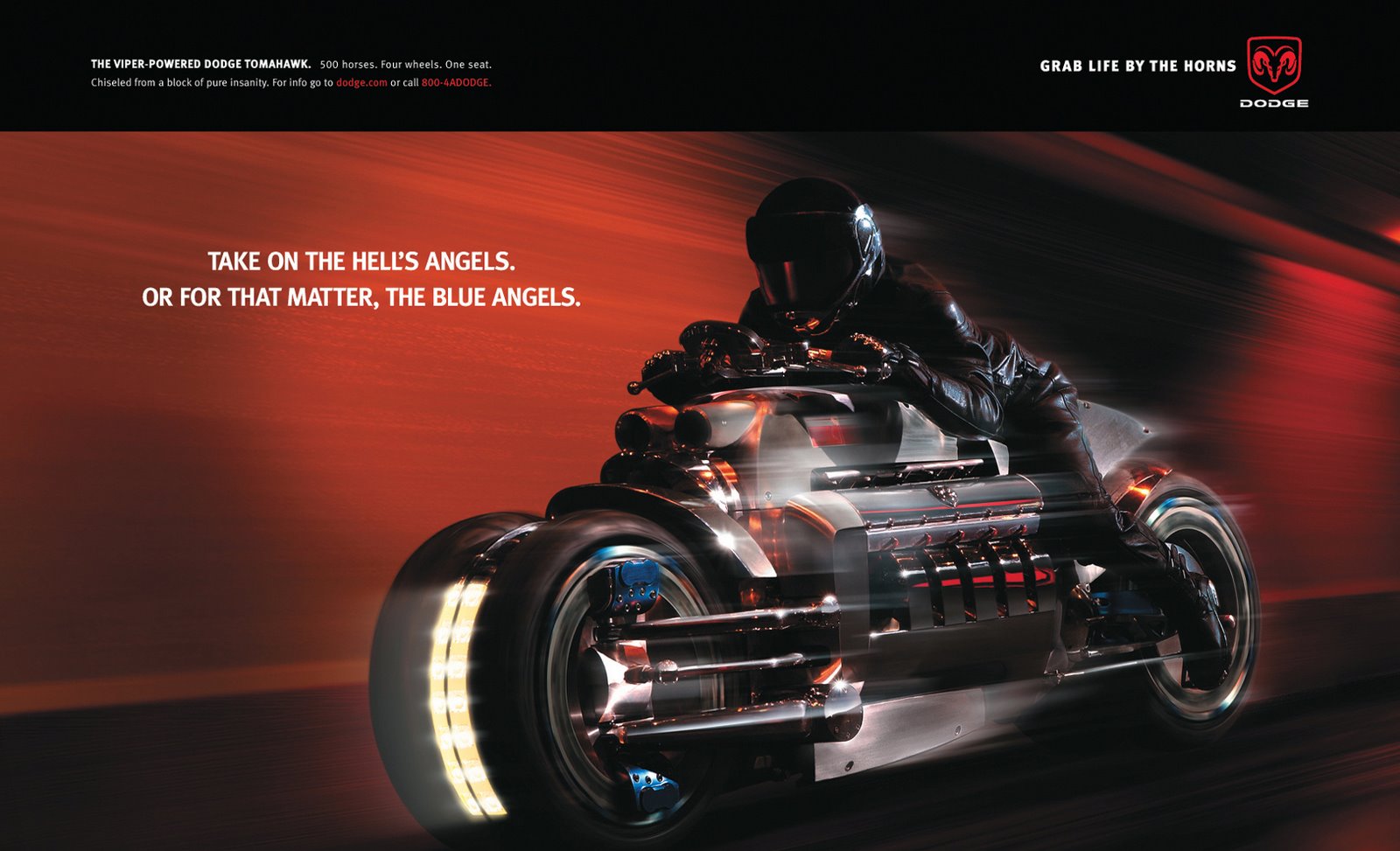 Dodge Tomahawk Print Ad