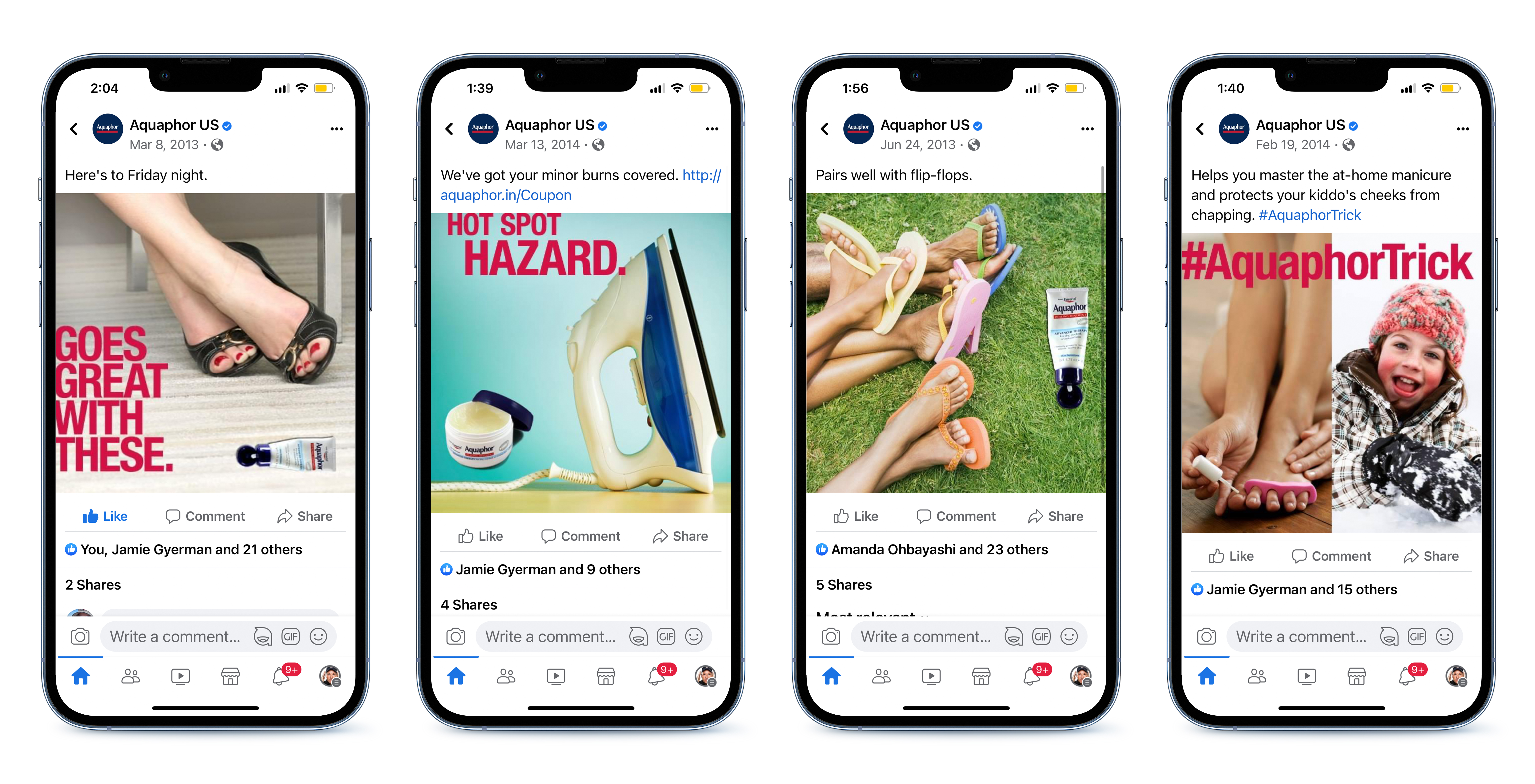 Aquaphor Social Campaign – “AQUAPHOR ALTERNATE USES” Content Series