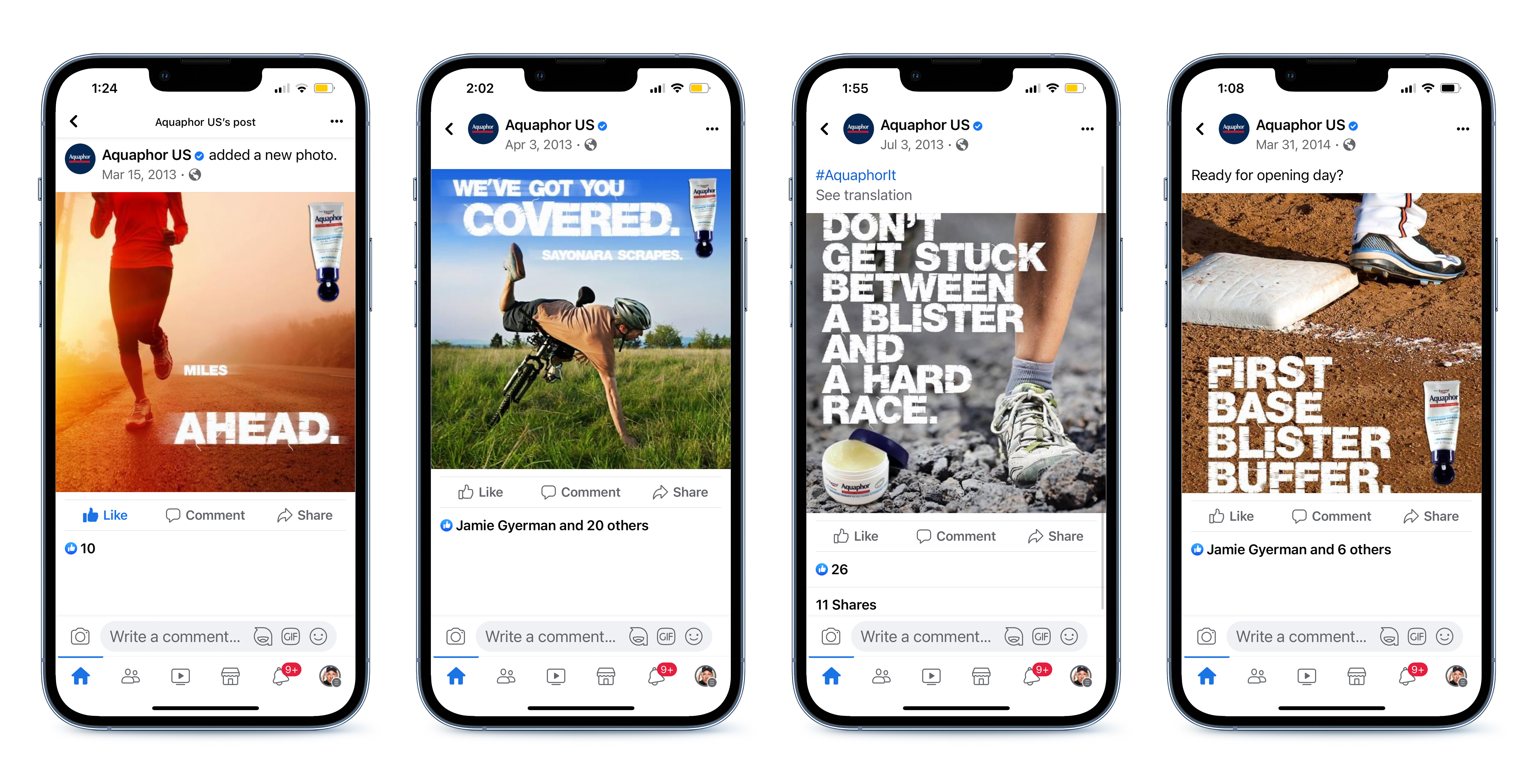 Aquaphor Social Campaign – “AQUAPHOR ATHLETES“ Content Series