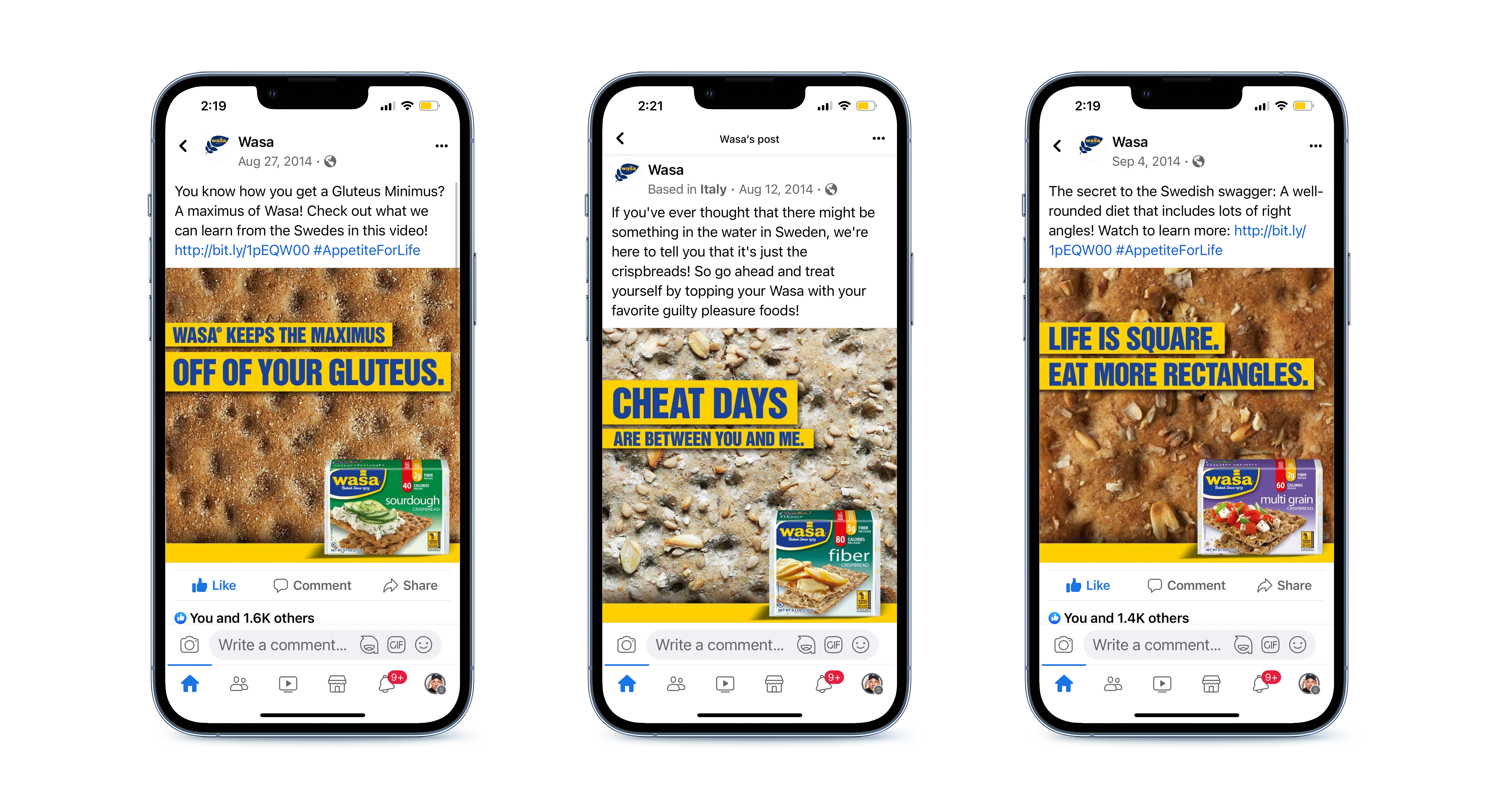 Wasa Social Campaign – “WASA TEXTURES” Content Series